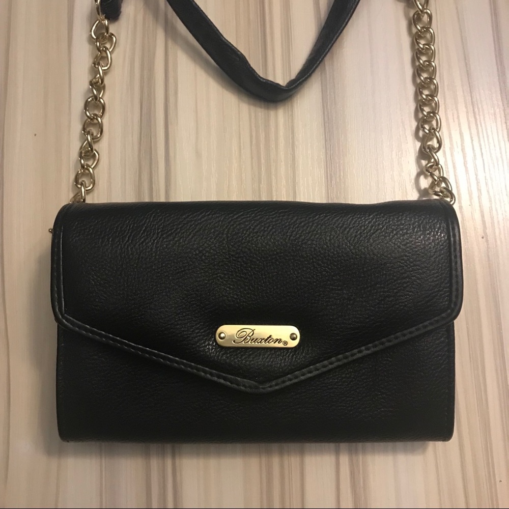 Buxton black purse